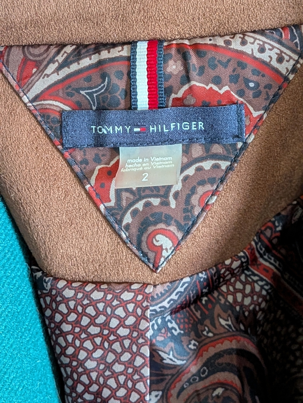 Tommy Hilfiger Brown Suede Blazer - Picture 8 of 9
